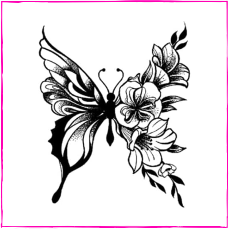 Flower butterfly