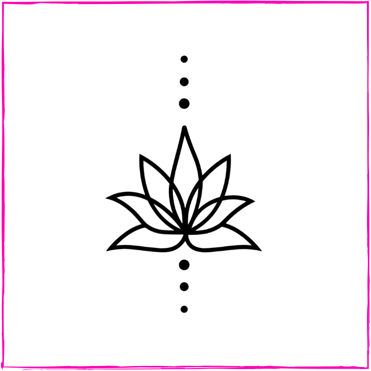 Lotus with dots