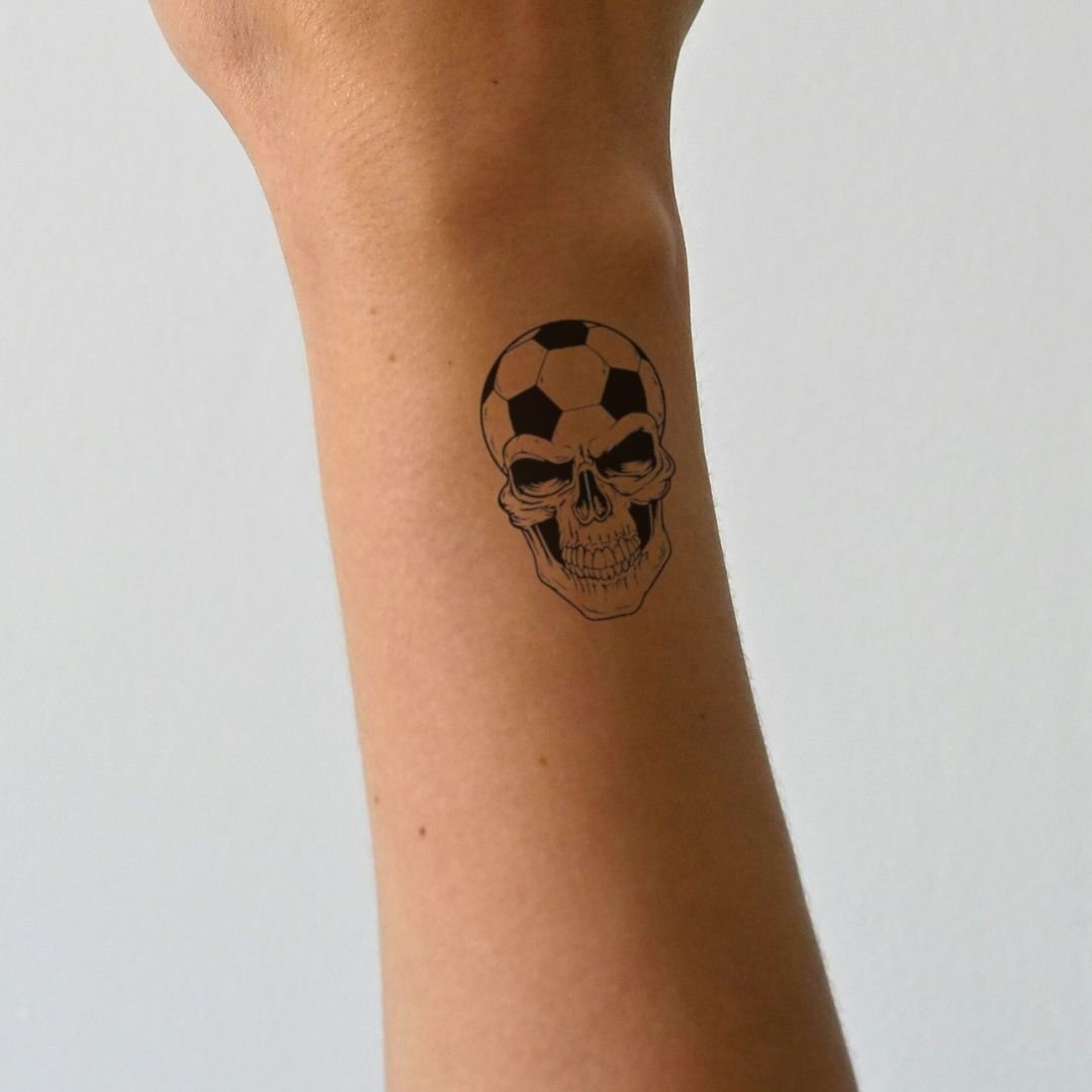 Soccer ball skull